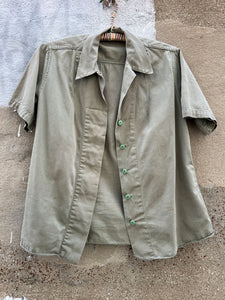Vintage 1940's Women's WW2 Era Blouse, Workwear