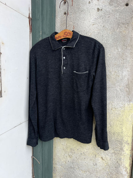 Vintage 1960's - 70's Grey Long Sleeved Shirt