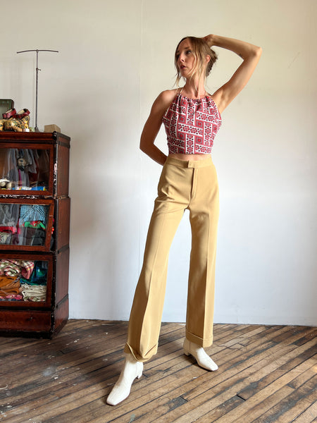 Vintage 1960's 1970's Halter Top