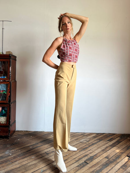 Vintage 1960's 1970's Halter Top