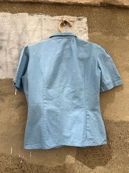 Vintage 1940's Hollywood Styles Sportswear Blouse
