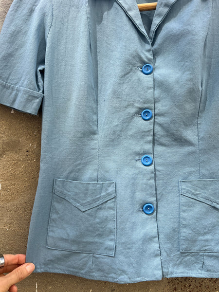 Vintage 1940's Hollywood Styles Sportswear Blouse