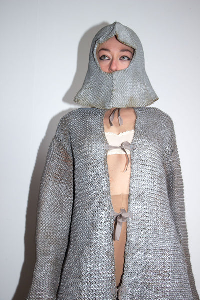 Vintage Faux Chainmail Balaclava #2