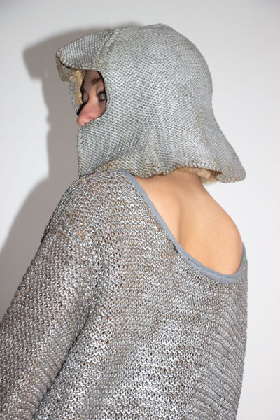 Vintage Faux Chainmail Balaclava #2