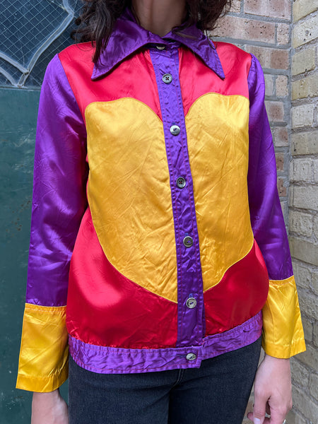 Vintage 1970's Heart Rock N' Roll Jacket