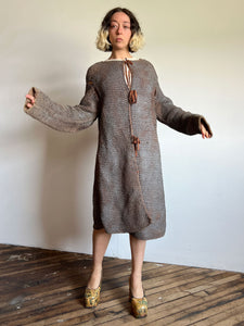 Antique - Early Vintage Faux Chainmail Jacket - Robe