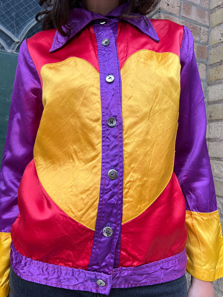 Vintage 1970's Heart Rock N' Roll Jacket