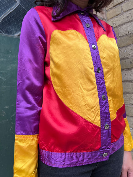 Vintage 1970's Heart Rock N' Roll Jacket