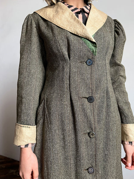 Antique Edwardian Era Wool Coat, Women's