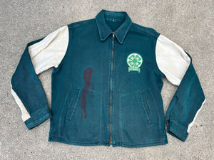 Vintage 1930's - 1940's 4H Zip Up Jacket, Workwear, 30's 40's