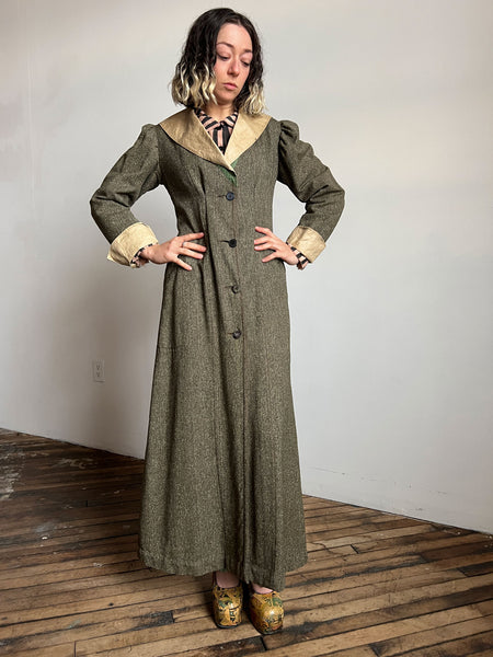 Antique Edwardian Era Wool Coat, Women's