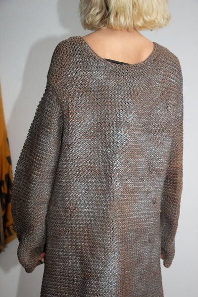 Antique Early Vintage Faux Chainmail Jacket  #1