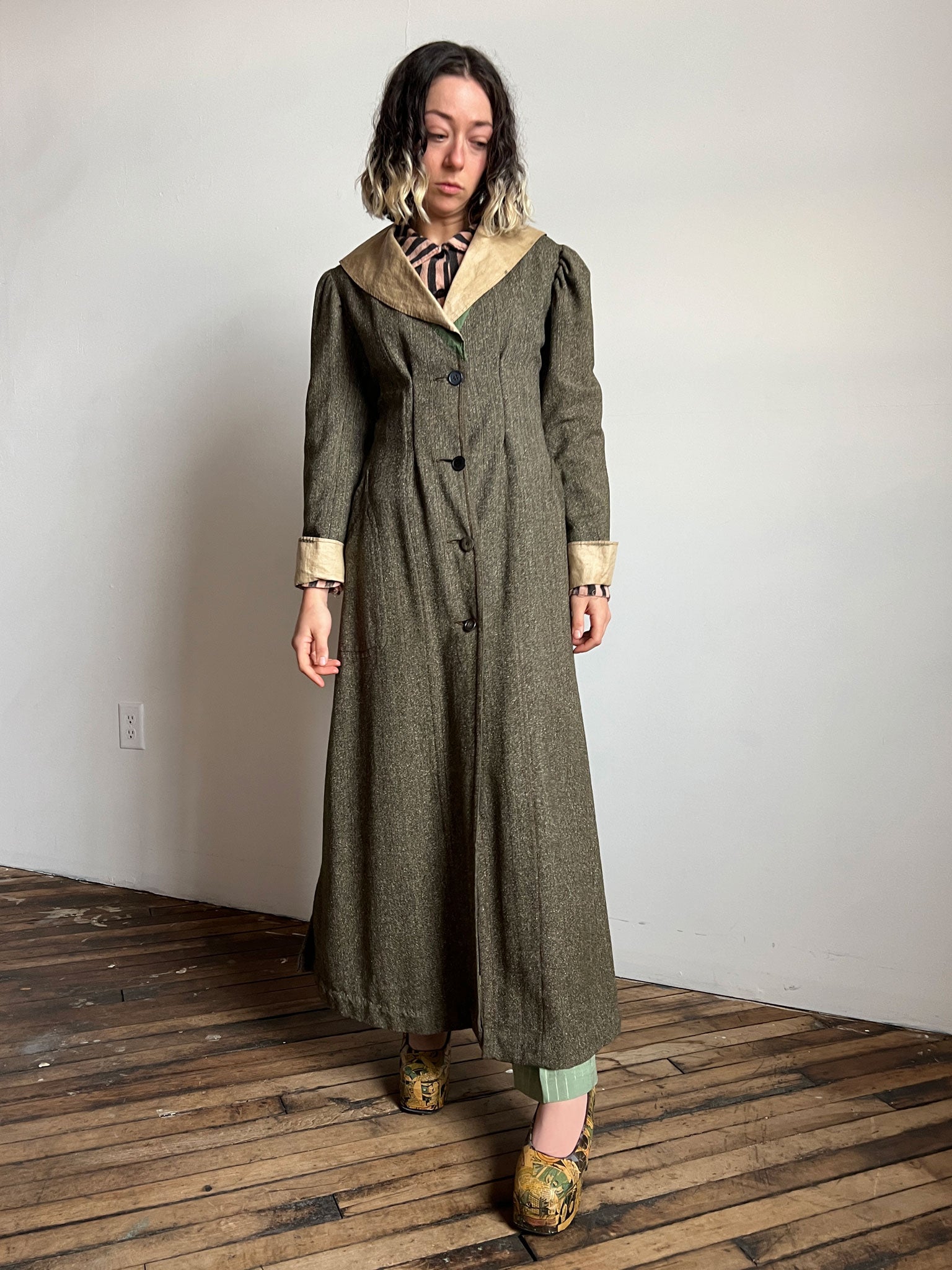Antique Edwardian Era Wool Coat, Women's