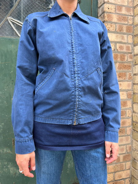 Vintage 1940's Thermo-Jac by Grove Cotton Zip Up Jacket