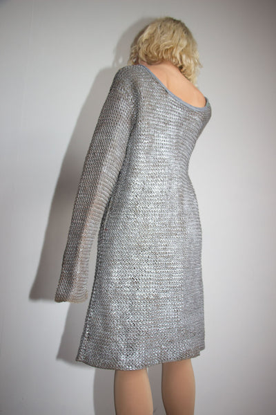 Vintage 1920's - 1930's Faux Chainmail Coat #3