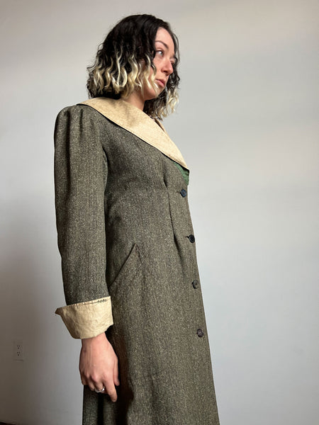 Antique Edwardian Era Wool Coat, Women's