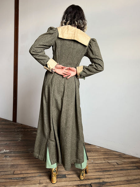 Antique Edwardian Era Wool Coat, Women's