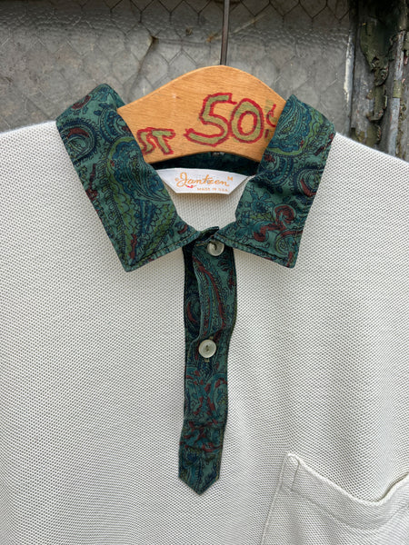 Vintage 1960's Jantzen Button Up Polo Shirt