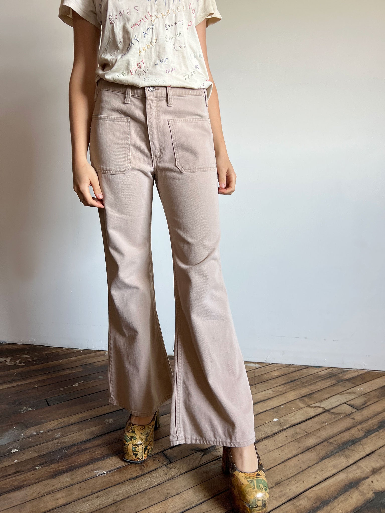 Vintage 1970's Khaki Levis Jeans