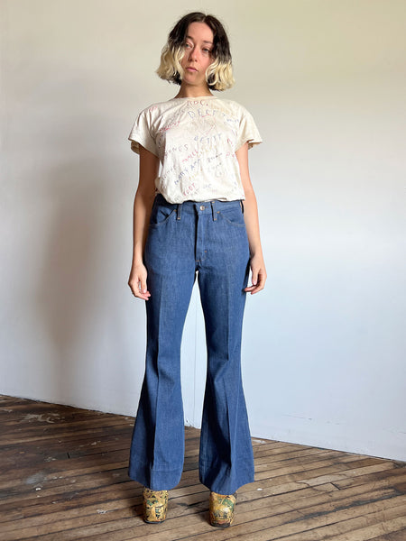 Vintage 1970's Elephant Bell Jeans