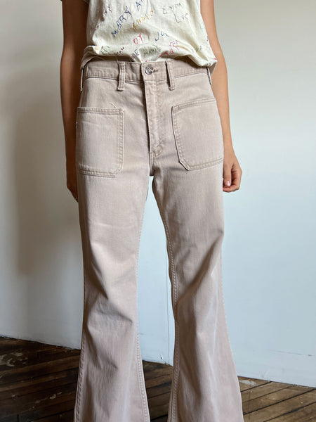 Vintage 1970's Khaki Levis Jeans