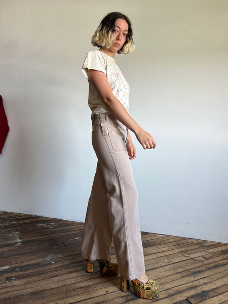 Vintage 1970's Khaki Levis Jeans