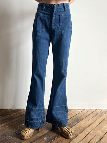 Vintage 1940's - 50's Madewell Brand Jeans, Denim 40's 50's