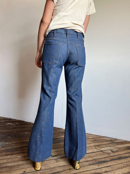 Vintage 1970's Elephant Bell Jeans