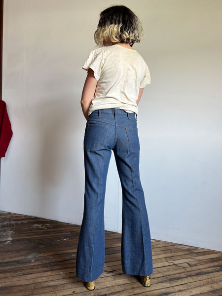 Vintage 1970's Elephant Bell Jeans