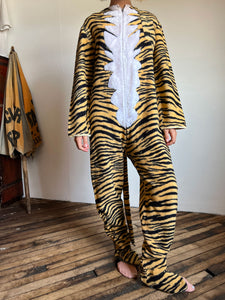 Vintage 1950's Tiger Jumpsuit Costume