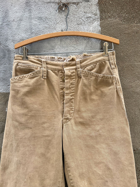 Vintage 1930's United Garment Workers Button Fly Pants