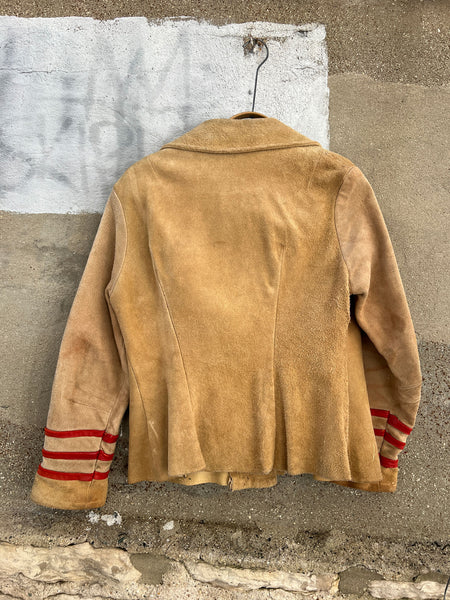 Vintage 1940's Leather Jacket and Culotte Set, Western Wear