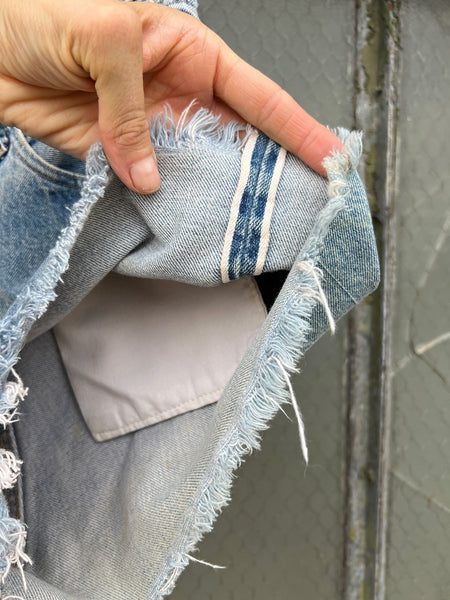 Vintage 1970's - 80's Selvedge Levis Cut Off Shorts