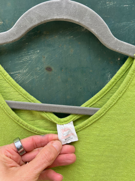 Vintage 1960's Lime Green Tank Top