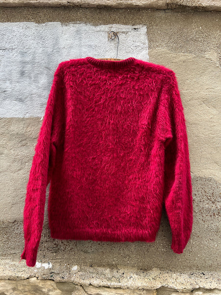 Vintage 1960's The Bearcat Shaggy Mohair Sweater