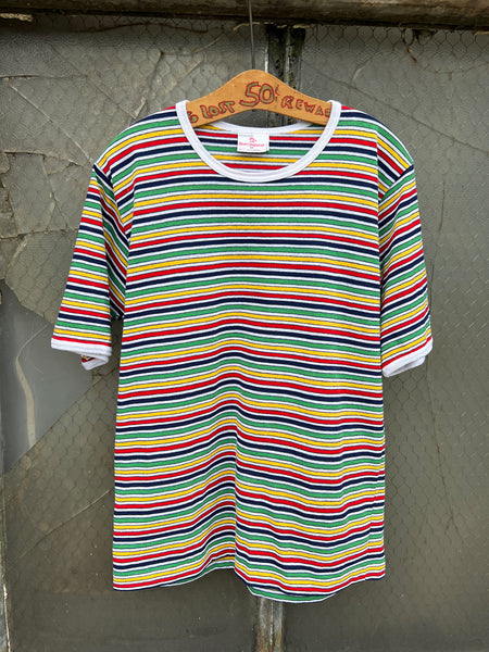 Vintage 1960's Munsingwear Striped Cotton T-Shirt