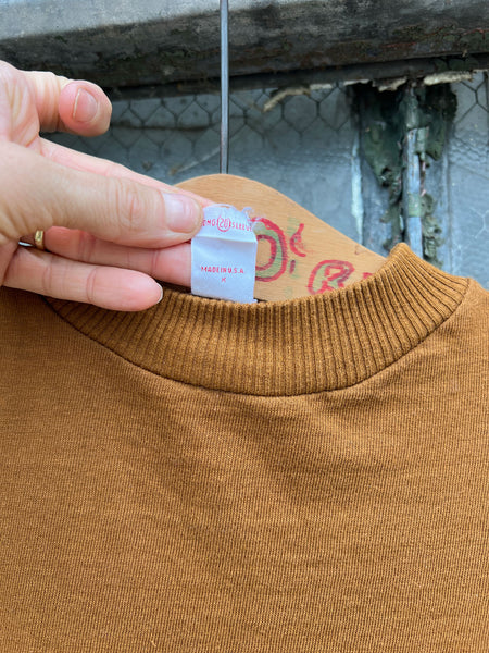 Vintage 1960's Cotton Turtleneck Short Sleeve Shirt