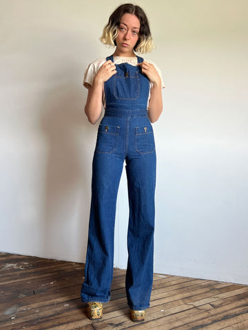 Vintage 1960's - 70's Denim Overalls