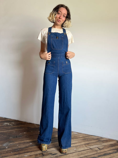 Vintage 1960's - 70's Denim Overalls