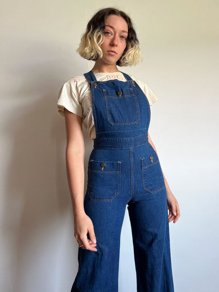 Vintage 1960's - 70's Denim Overalls