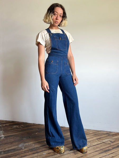 Vintage 1960's - 70's Denim Overalls