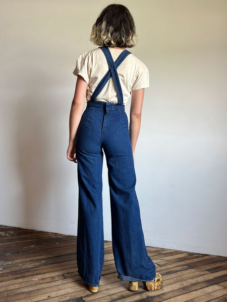 Vintage 1960's - 70's Denim Overalls