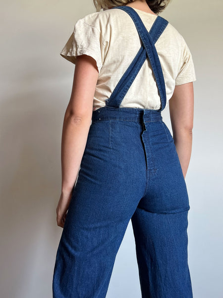 Vintage 1960's - 70's Denim Overalls