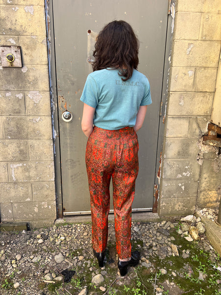 Vintage 1950's Metallic Woven Mr. Pants Slacks