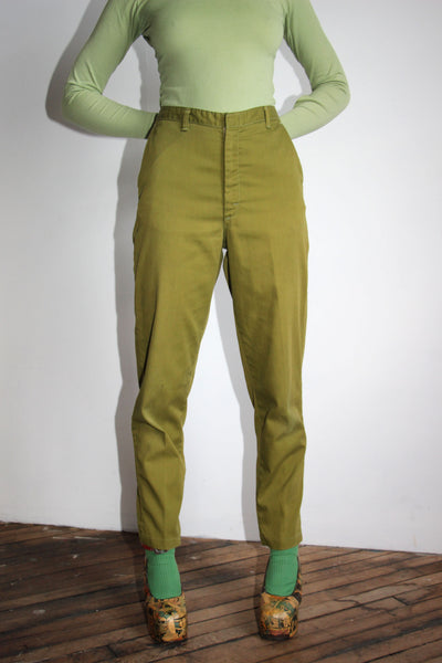 Vintage 1960's Green Pants