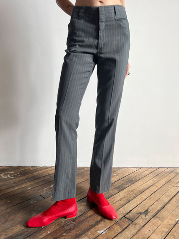 Vintage 1960's - 1970's Farah Brand Striped Trousers, Unisex Adults, Mod 60's - 70's