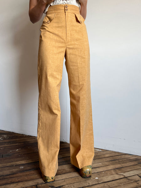 Vintage 1970's High Waist Pants