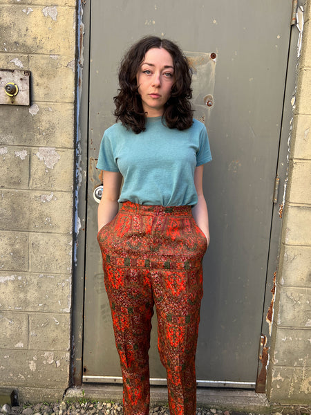 Vintage 1950's Metallic Woven Mr. Pants Slacks