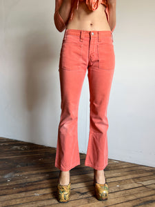 Vintage 1970's Coral Jeans
