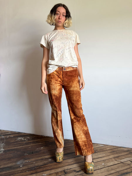 Vintage Late 1960's Leather Pants by Cordoba Made in England Size Large